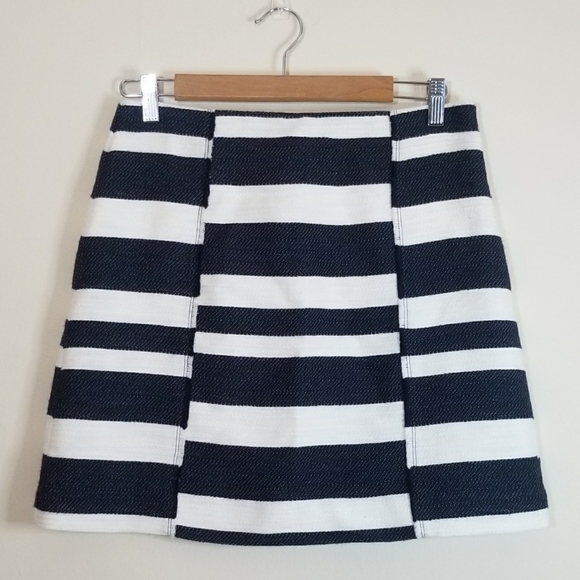 Ann Taylor Loft Nautical Stripe Skirt - Picture 2 of 8